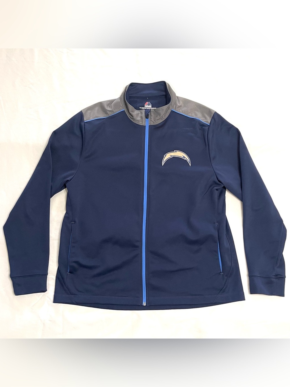 Los Angeles Chargers NFL Football Zip-Up Sweater Men’s Large